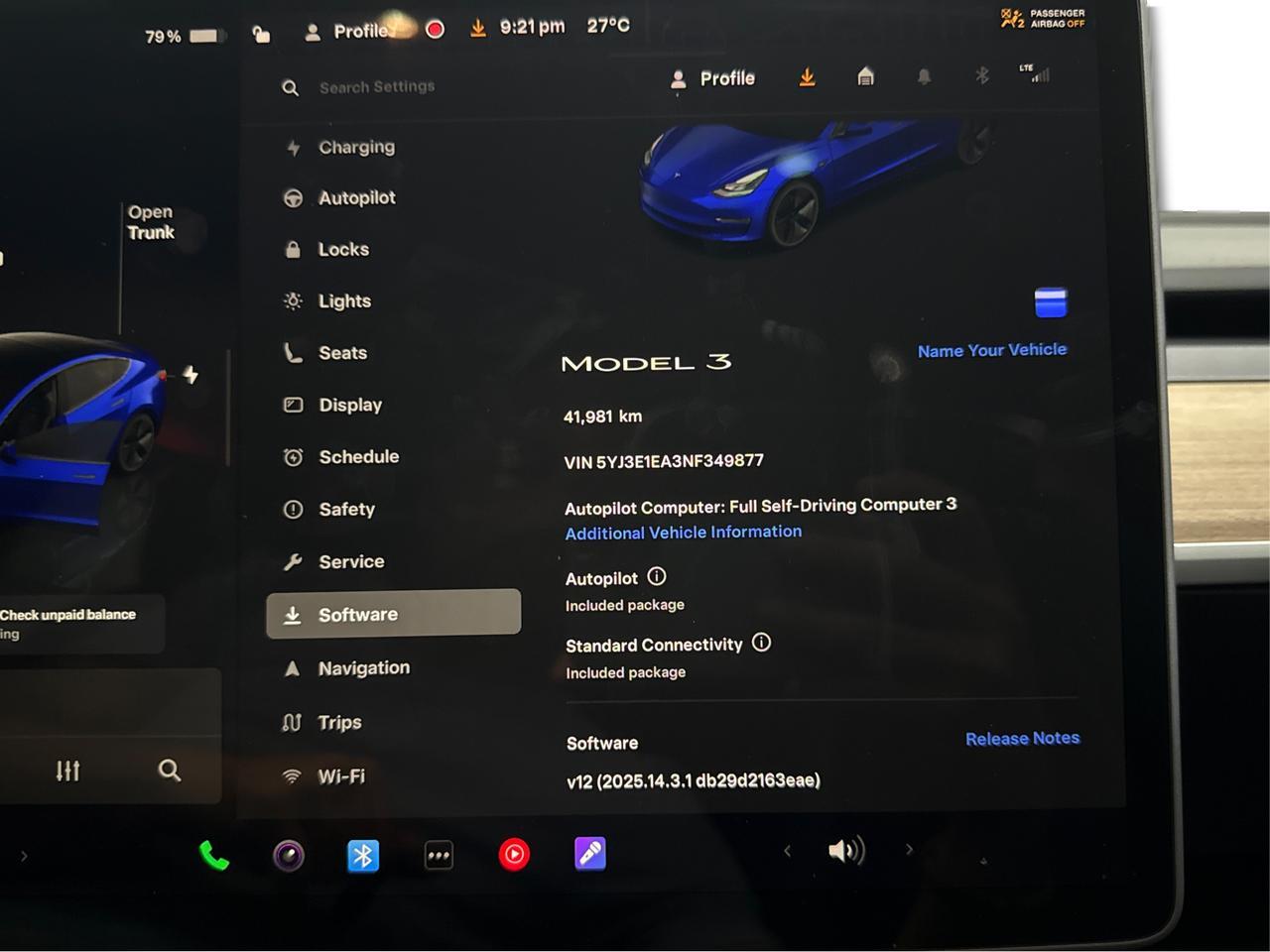 2022 Tesla Model 3 Standard Range Richmond Hill ON