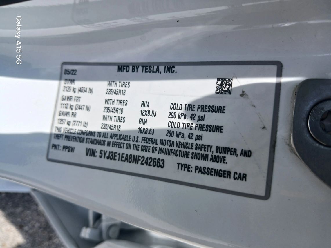 2022 Tesla Model 3 Standard Sedan 4D Maitland FL