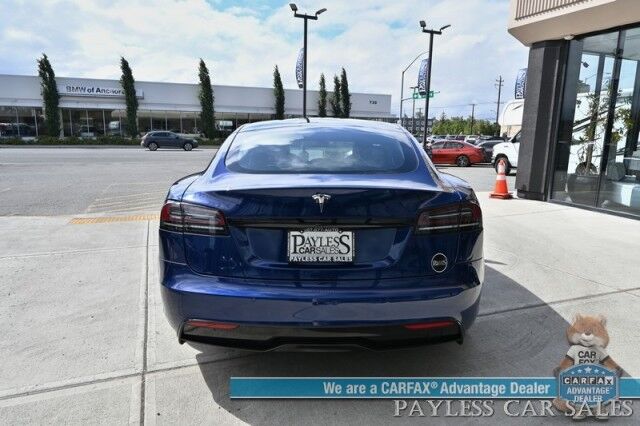 2022 Tesla Model S / AWD / Dual Motor / 670HP / Heated & Cooled Leather Seats / Heated Steering Yoke / Navigation / Adaptive Cruise / Adaptive Air Suspension / Fixed Glass Roof / Bluetooth / Back Up Camera / 380 Mile Range / 1-Owner Anchorage AK