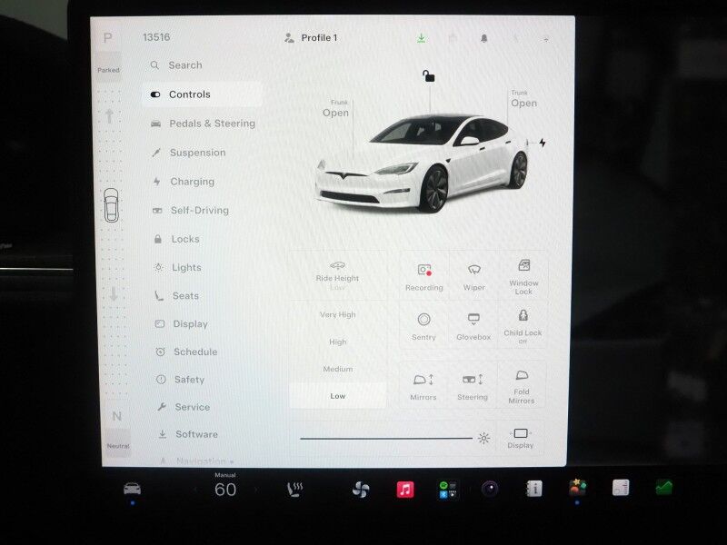 2022 Tesla Model S AWD *FULL SELF-DRIVING ENABLED, AUTOPILOT, NAVIGATION, SAFETY ALERTS, ADAPTIVE CRUISE, SURROUND VIEW CAMERAS, PANORAMA GLASS ROOF, CLIMATE SEATS, HEATED YOKE STEERING, PREMIUM AUDIO, WIRELESS CHARGING Round Rock TX