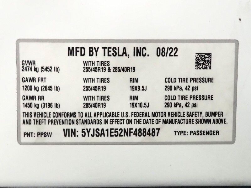 2022 Tesla Model S AWD *FULL SELF-DRIVING ENABLED, AUTOPILOT, NAVIGATION, SAFETY ALERTS, ADAPTIVE CRUISE, SURROUND VIEW CAMERAS, PANORAMA GLASS ROOF, CLIMATE SEATS, HEATED YOKE STEERING, PREMIUM AUDIO, WIRELESS CHARGING Round Rock TX