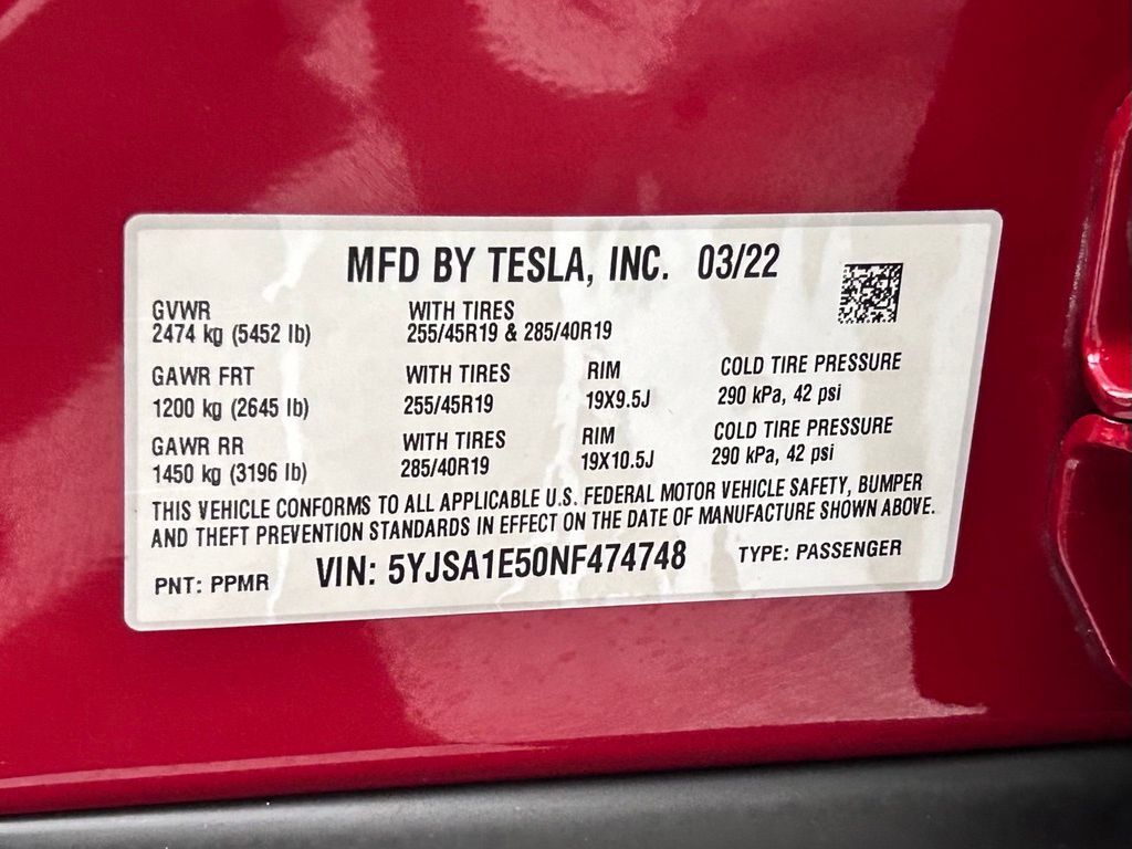 2022 Tesla Model S Base Portland OR