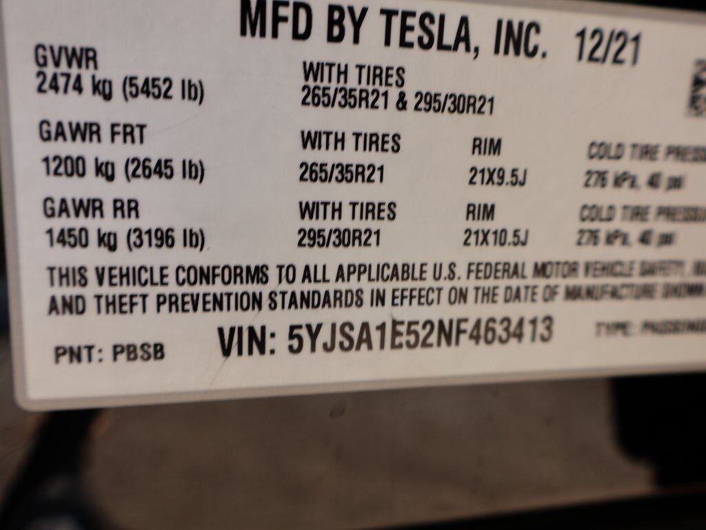 2022 Tesla Model S Base San Clemente CA