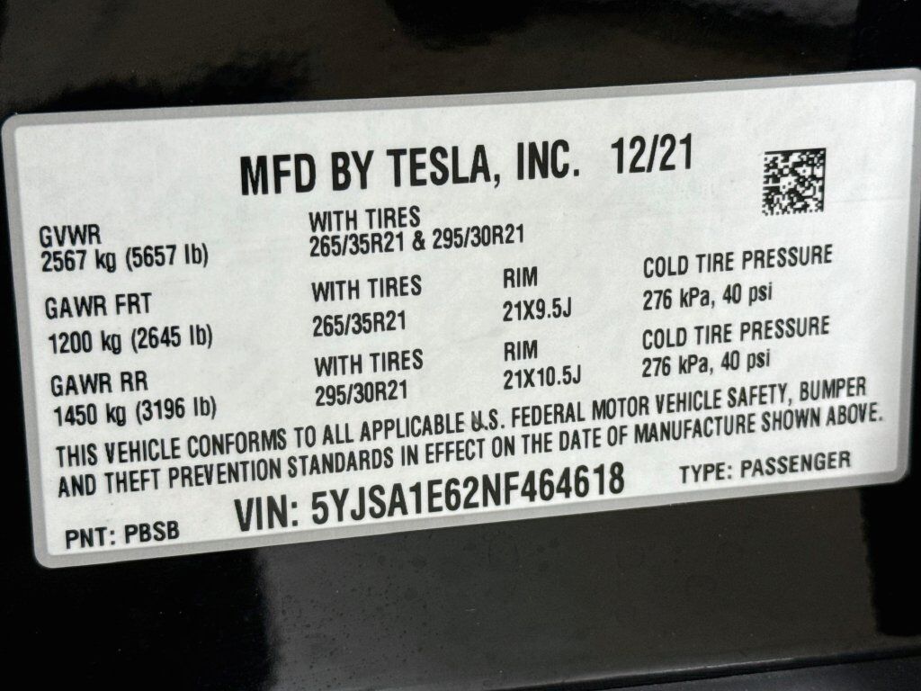 2022 Tesla Model S Plaid Willowbrook IL