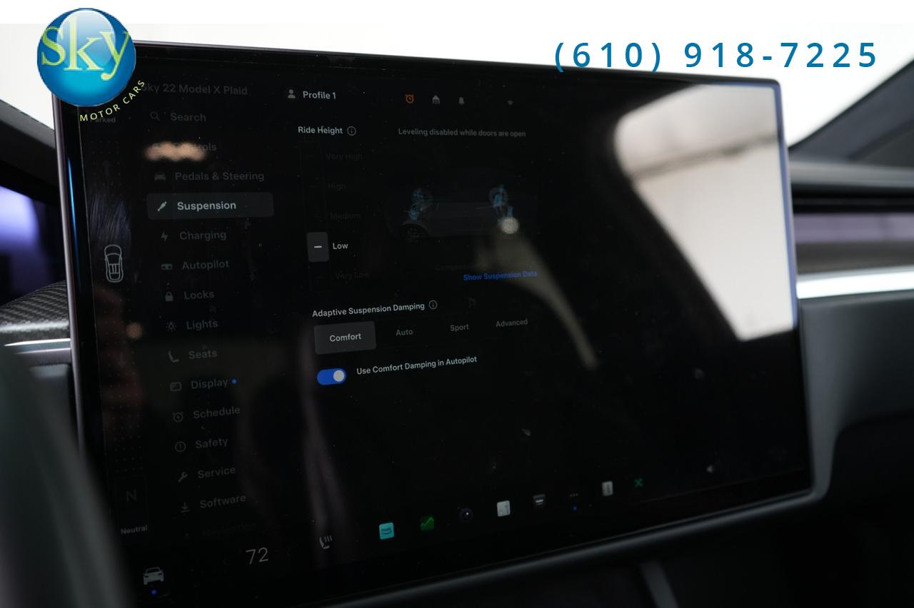 2022 Tesla Model X AWD Plaid 6-PASSENGER FULL SELF-DRIVING (FSD) West Chester PA