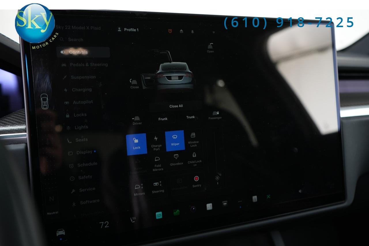 2022 Tesla Model X AWD Plaid 6-PASSENGER FULL SELF-DRIVING (FSD) West Chester PA