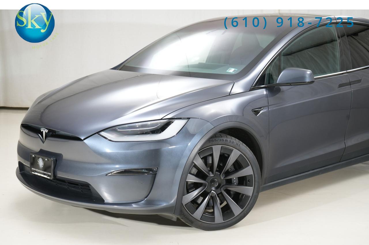 2022 Tesla Model X AWD Plaid 6-PASSENGER FULL SELF-DRIVING (FSD) West Chester PA