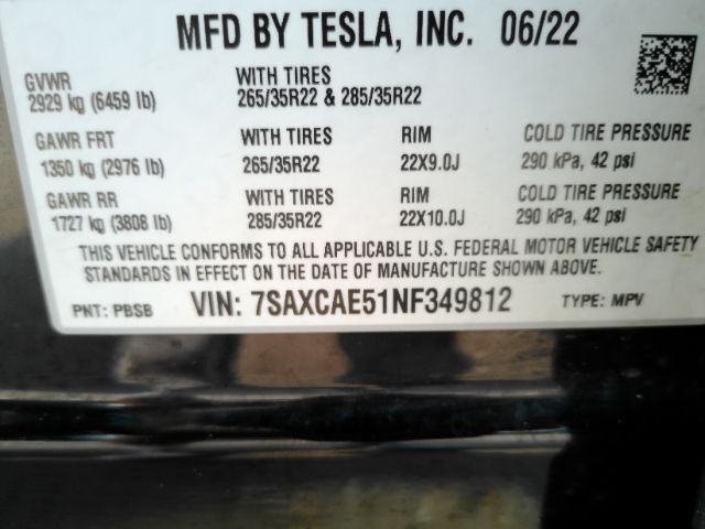 2022 Tesla Model X AWD Plano TX