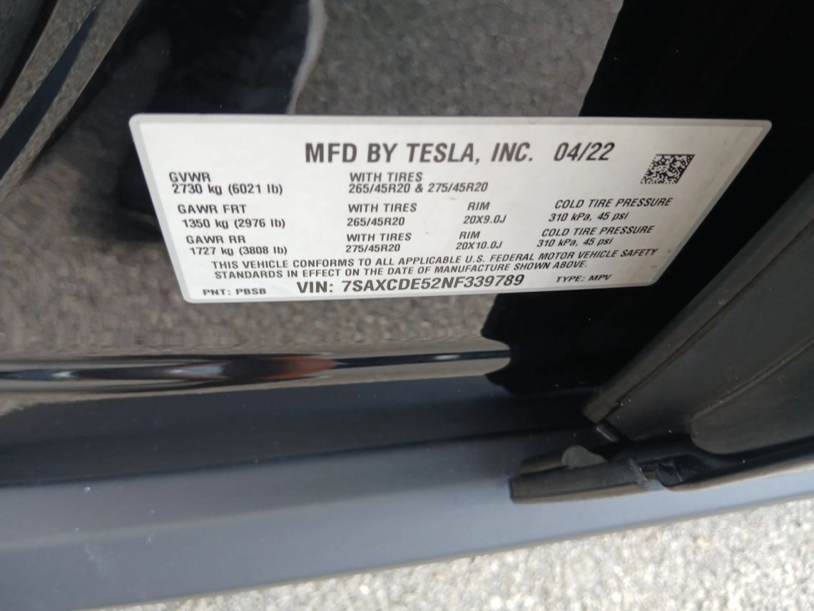 2022 Tesla Model X Long Range Sport Utility 4D Maitland FL