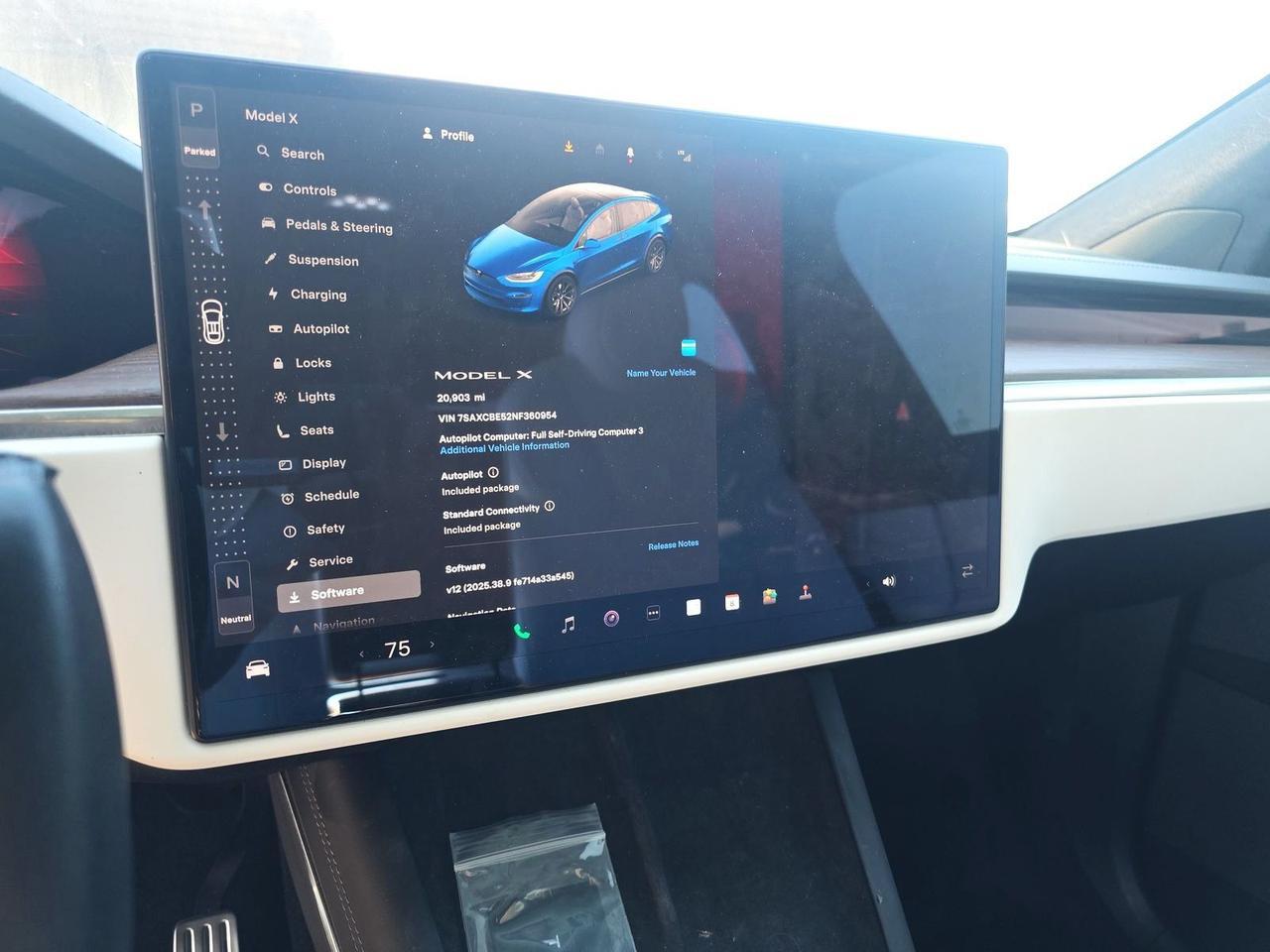 2022 Tesla Model X Second Row Captains Chairs Portland OR