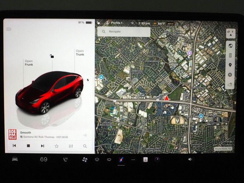 2022 Tesla Model Y Long Range AWD *AUTOPILOT, NAVIGATION, SAFETY ALERTS, ADAPTIVE CRUISE, SURROUND VIEW CAMERAS, PANORAMA GLASS ROOF, HEATED SEATS/STEERING WHEEL, WIRELESS CHARGING Round Rock TX