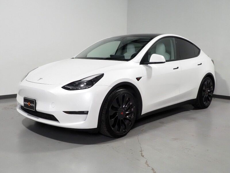 2022 Tesla Model Y Performance AWD *AUTOPILOT, NAVIGATION, SAFETY ALERTS, ADAPTIVE CRUISE, SURROUND VIEW CAMERAS, PANORAMA GLASS ROOF, HEATED SEATS, 21 INCH UBERTURBINE WHEELS, WIRELESS CHARGING Round Rock TX