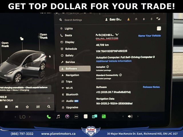 2022 Tesla Model Y Performance AWD/One Owner/No Accident/Showroom Condition Richmond Hill ON