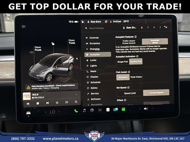 2022 Tesla Model Y Performance AWD/One Owner/No Accident/Showroom Condition Richmond Hill ON