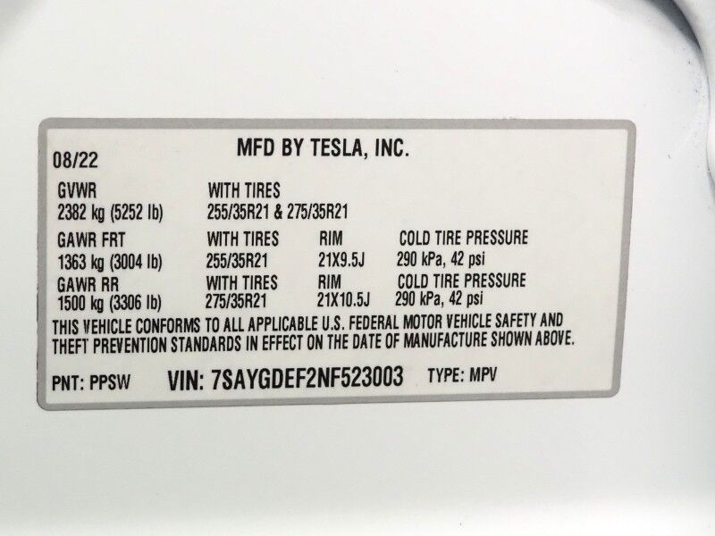 2022 Tesla Model Y Performance AWD *TRAFFIC AWARE CRUISE CONTROL, NAVIGATION, SAFETY ALERTS, SURROUND VIEW CAMERAS, PANORAMA GLASS ROOF, HEATED SEATS, 21 INCH UBERTURBINE WHEELS, WIRELESS CHARGING Round Rock TX