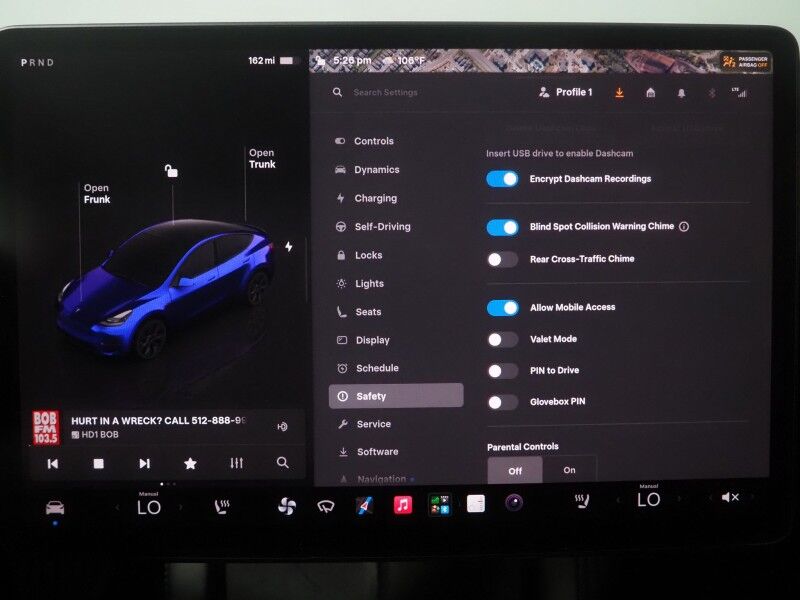 2022 Tesla Model Y Performance AWD *TRAFFIC AWARE CRUISE CONTROL, NAVIGATION, SAFETY ALERTS, SURROUND VIEW CAMERAS, PANORAMA GLASS ROOF, HEATED SEATS, 21 INCH UBERTURBINE WHEELS, WIRELESS CHARGING Round Rock TX