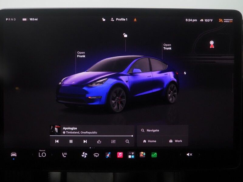 2022 Tesla Model Y Performance AWD *TRAFFIC AWARE CRUISE CONTROL, NAVIGATION, SAFETY ALERTS, SURROUND VIEW CAMERAS, PANORAMA GLASS ROOF, HEATED SEATS, 21 INCH UBERTURBINE WHEELS, WIRELESS CHARGING Round Rock TX