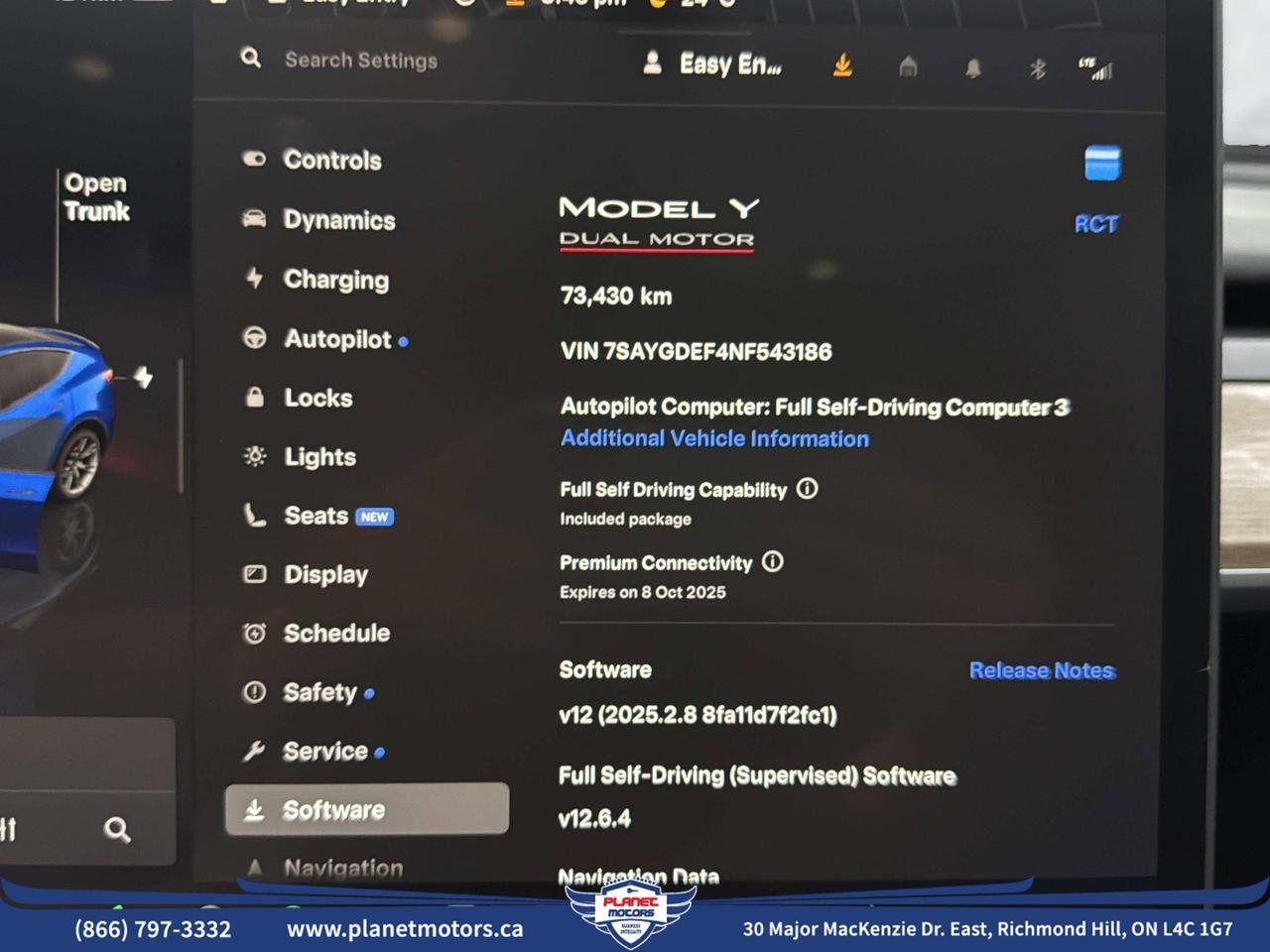 2022 Tesla Model Y Performance Richmond Hill ON