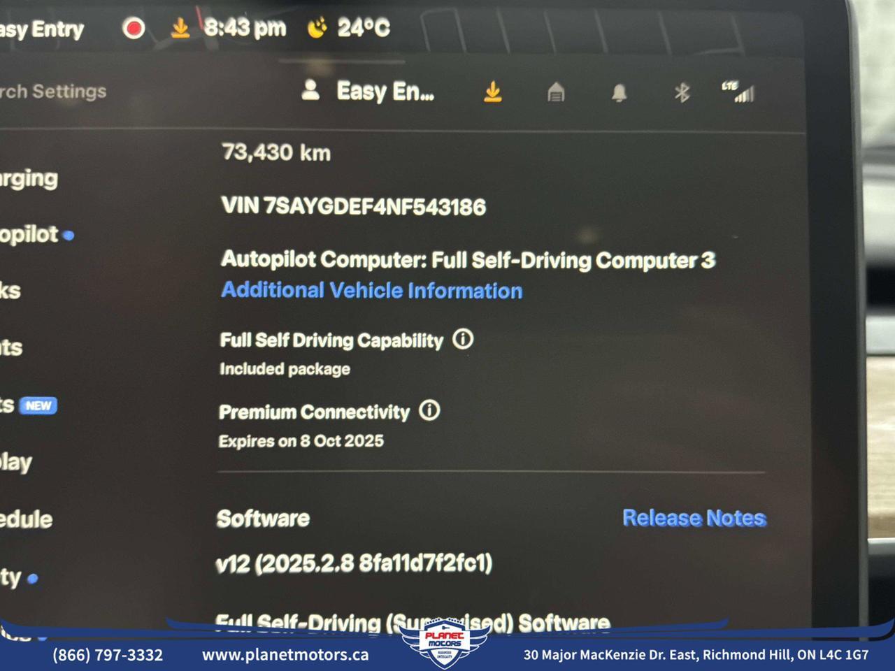 2022 Tesla Model Y Performance Richmond Hill ON