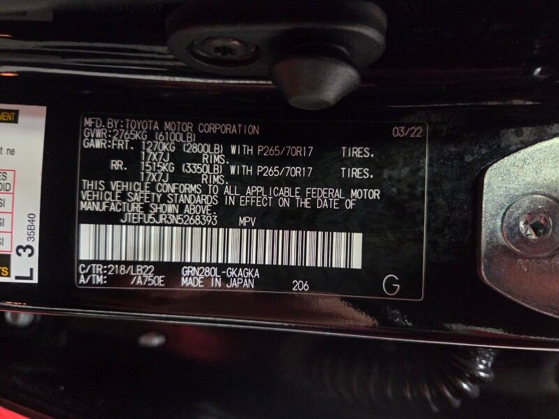 2022 Toyota 4Runner SR5 4.0L V6 GPS Nav Camera Sunroof TRD Wheels FREE WARRANTY Arlington TX