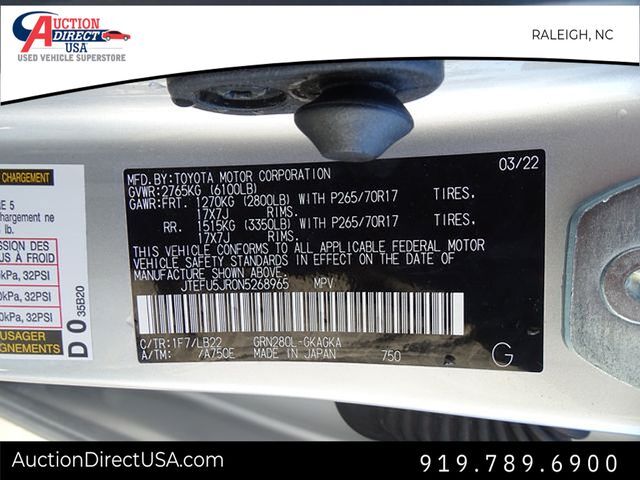 2022 Toyota 4Runner SR5 Premium Raleigh NC