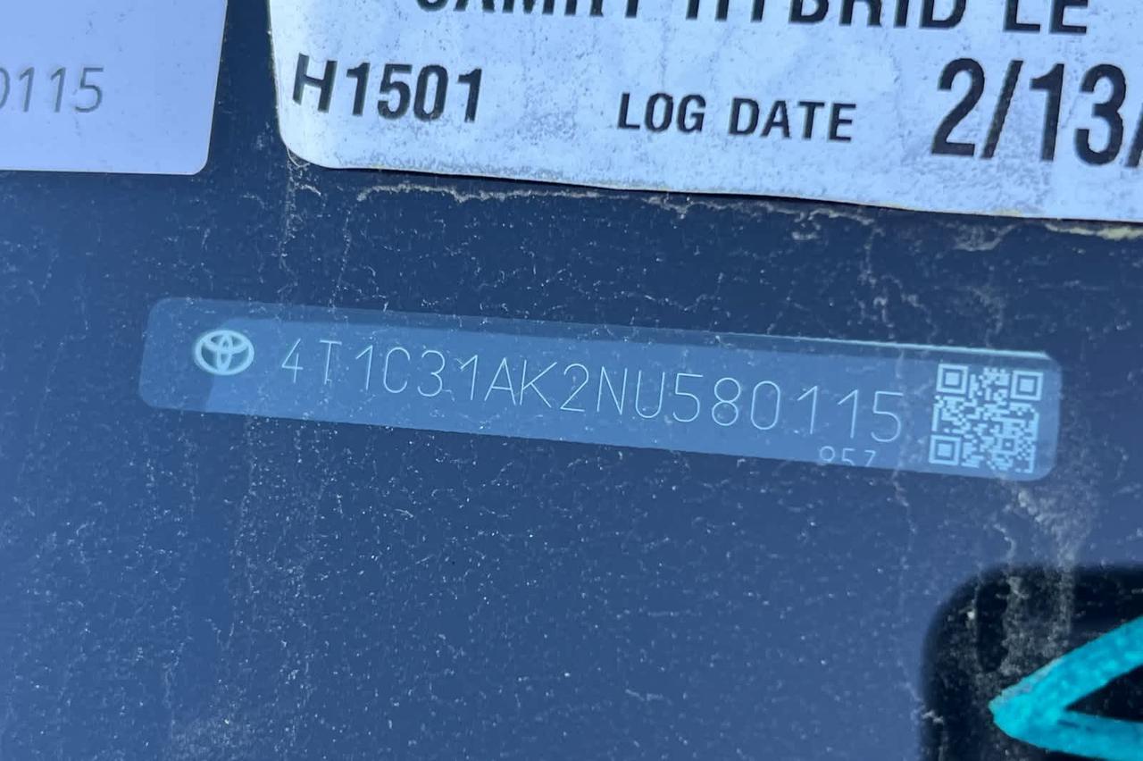 2022 Toyota Camry Hybrid LE Roseville CA