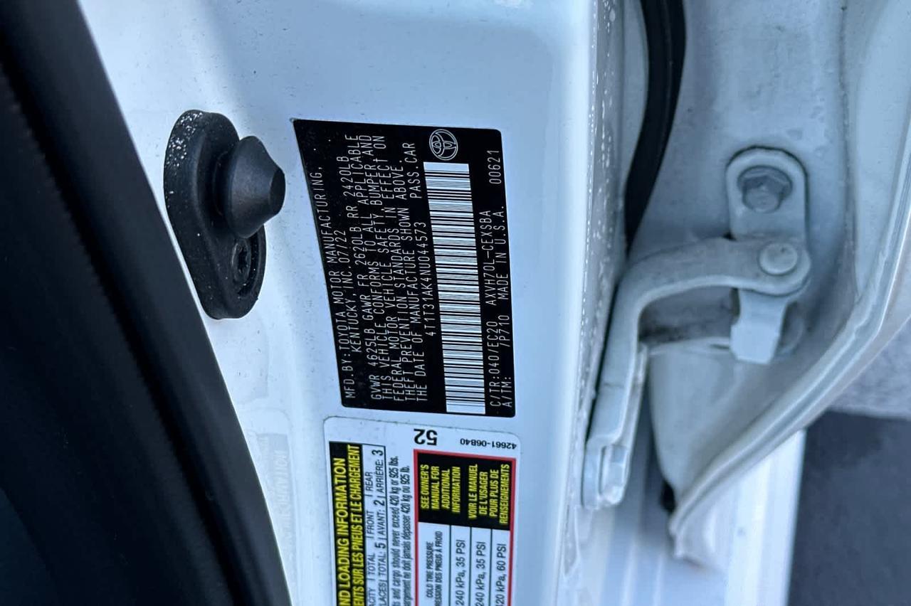 2022 Toyota Camry Hybrid Nightshade Roseville CA