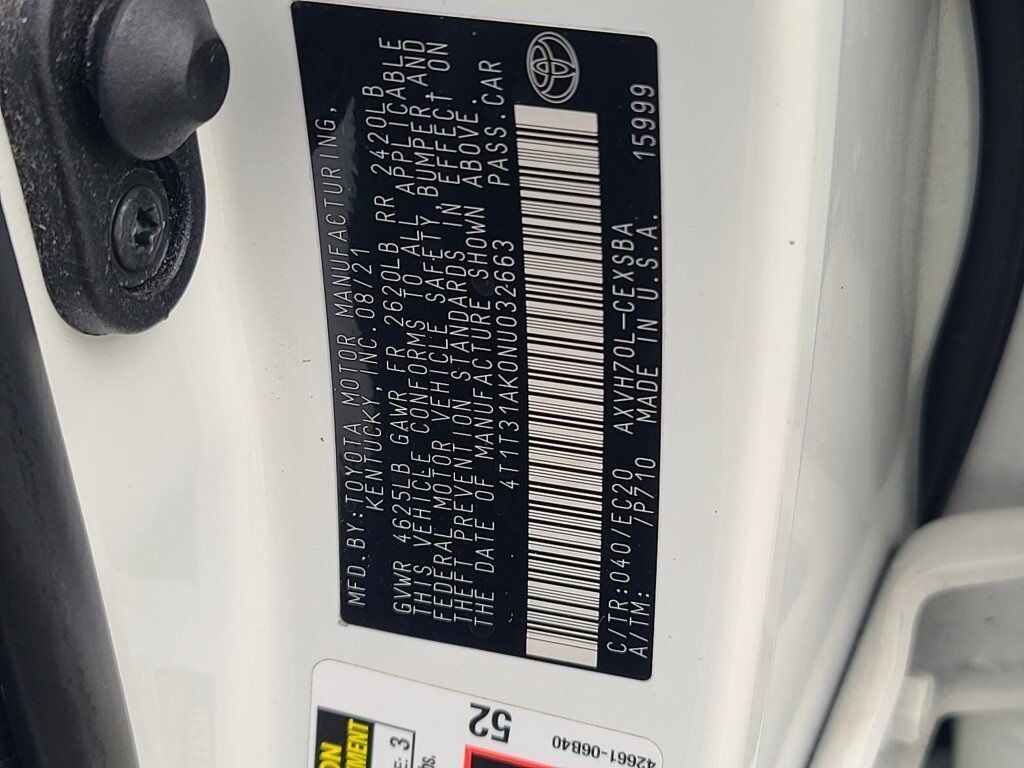 2022 Toyota Camry Hybrid Nightshade Springfield VA