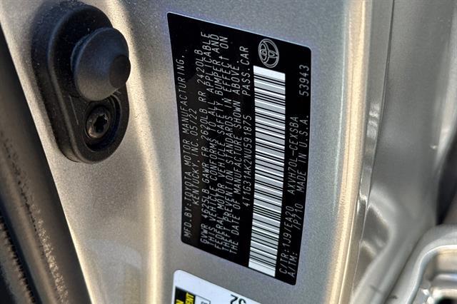 2022 Toyota Camry Hybrid SE San Luis Obispo CA