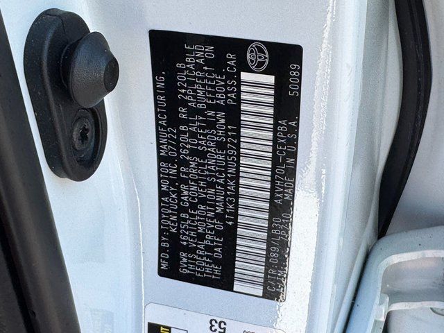 2022 Toyota Camry Hybrid XSE Springfield VA