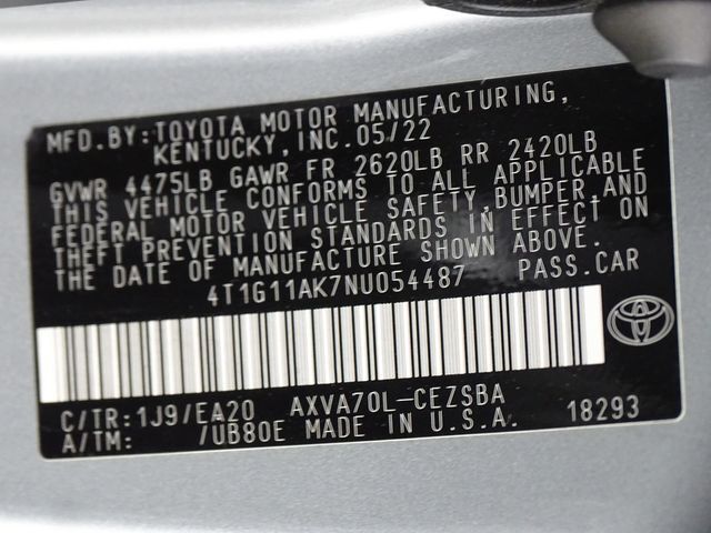 2022 Toyota Camry SE Raleigh NC