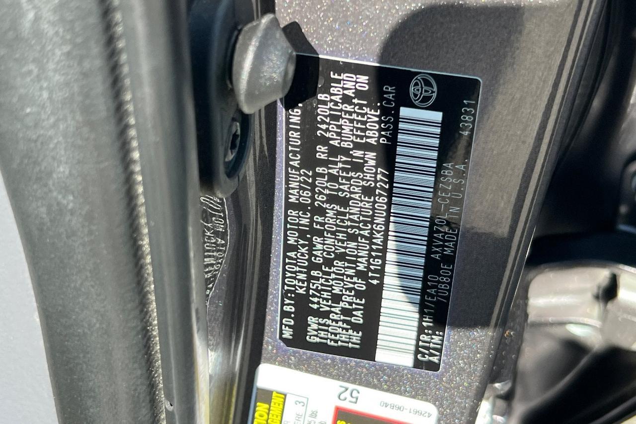 2022 Toyota Camry SE Roseville CA