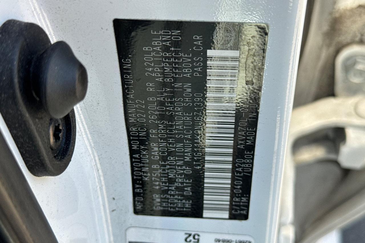 2022 Toyota Camry SE Roseville CA