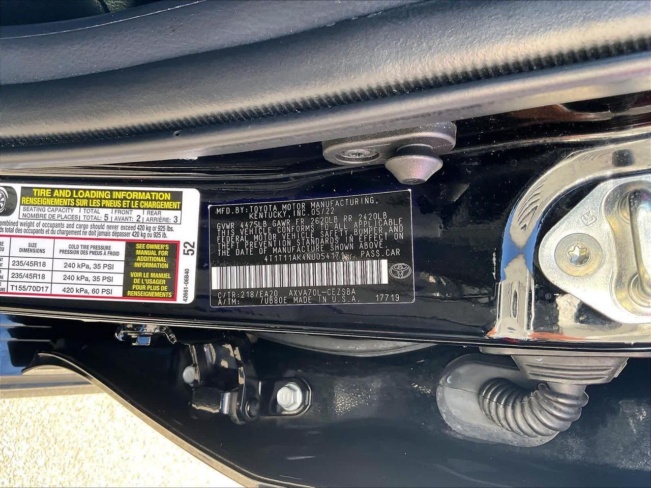 2022 Toyota Camry SE Roseville CA