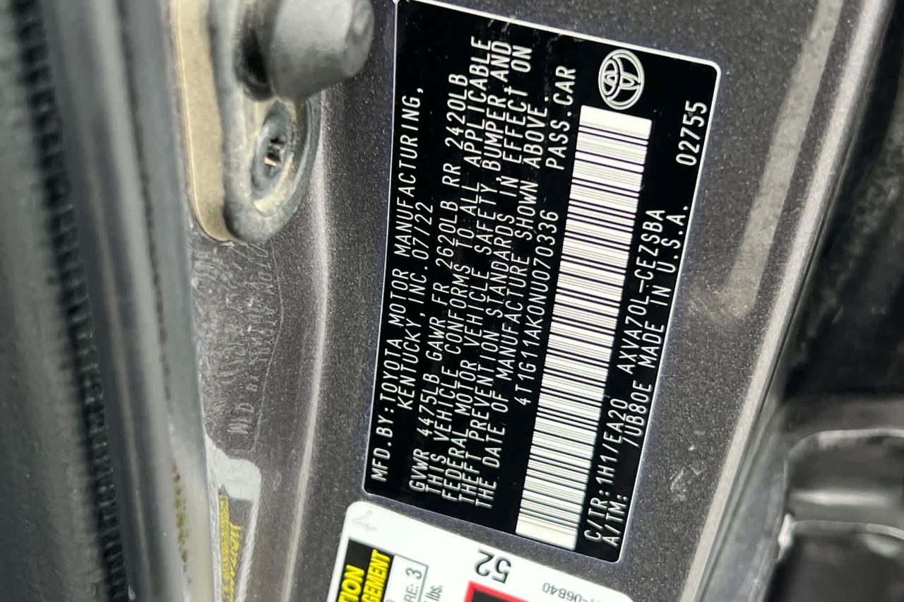 2022 Toyota Camry SE Roseville CA