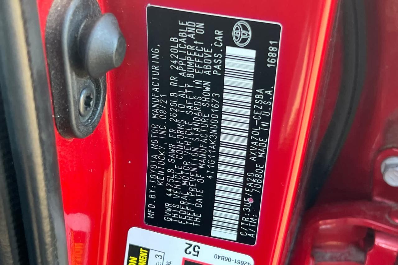 2022 Toyota Camry SE Roseville CA