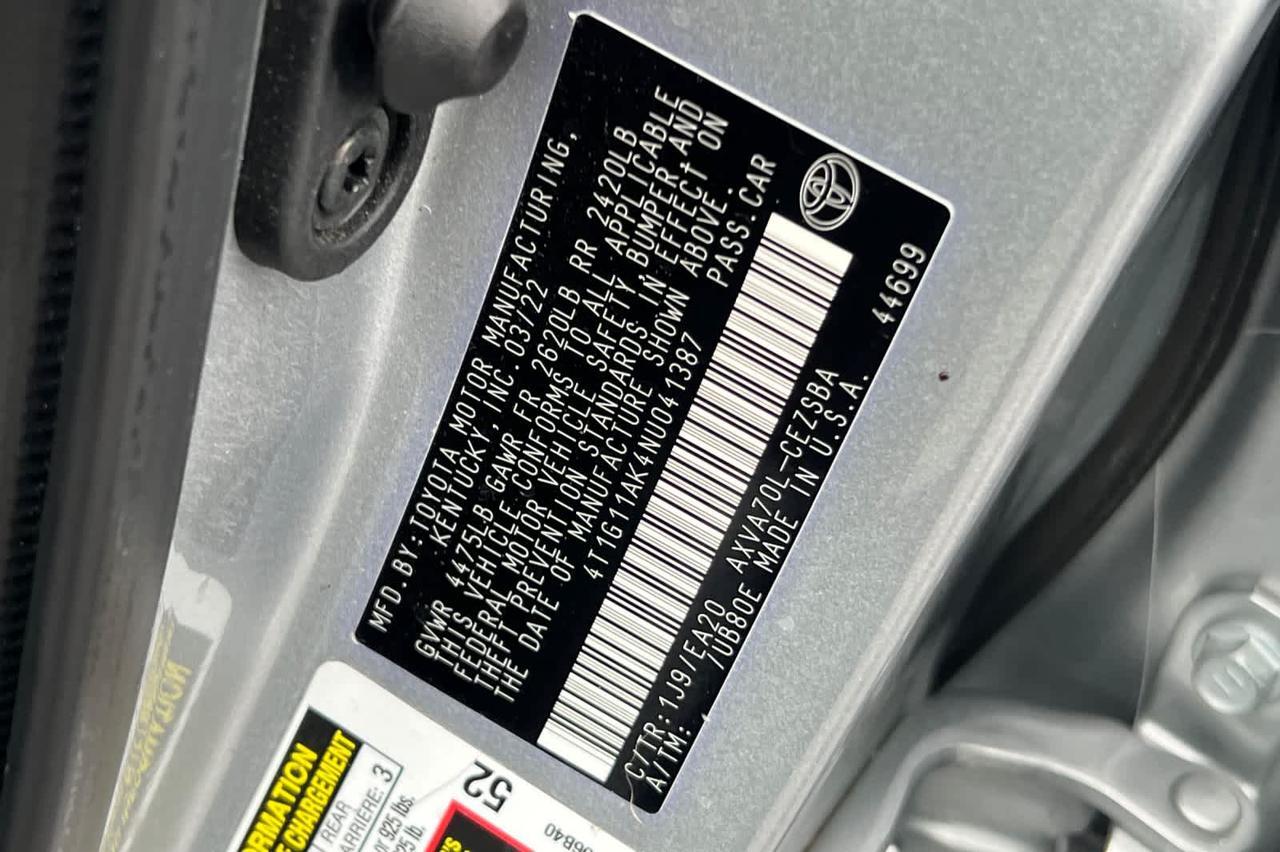 2022 Toyota Camry SE Roseville CA