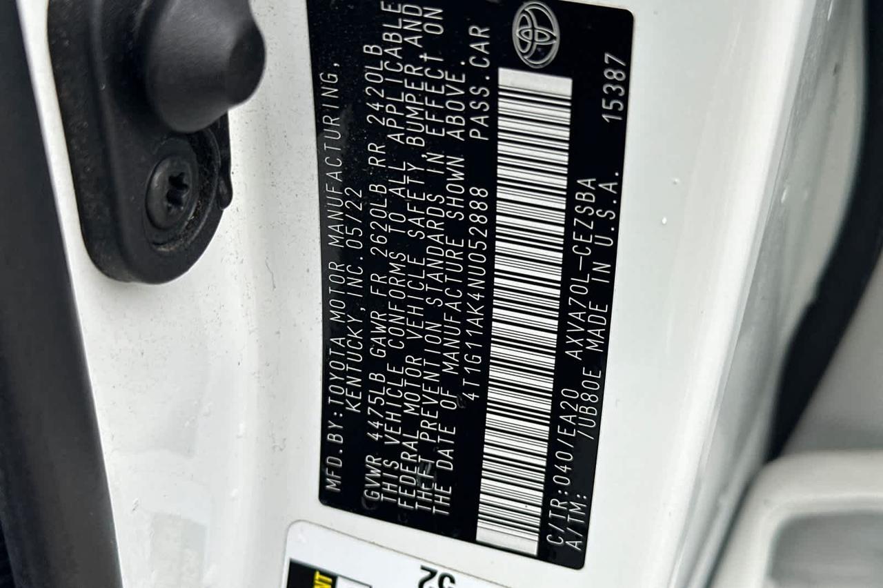 2022 Toyota Camry SE Roseville CA