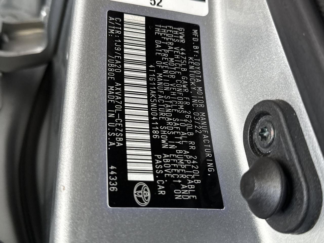 2022 Toyota Camry SE San Antonio TX