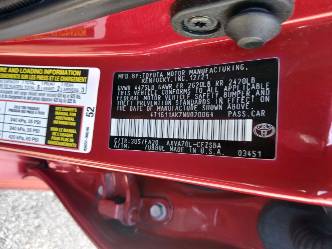 2022 Toyota Camry SE Sedan 4D Maitland FL