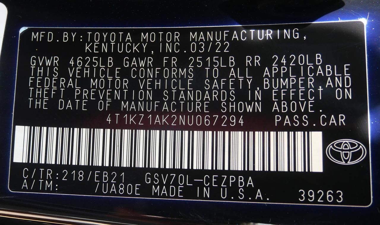 2022 Toyota Camry TRD V6 San Juan TX