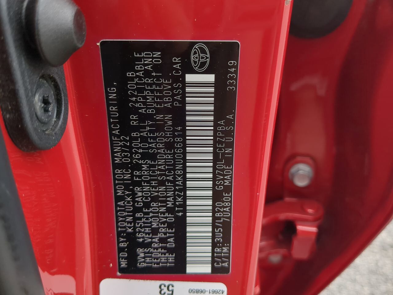 2022 Toyota Camry XSE V6 Winder GA
