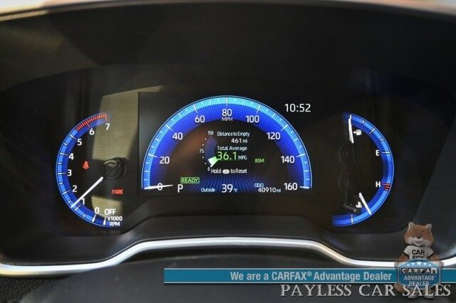 2022 Toyota Corolla Hybrid LE / Premium Interior Pkg / Power & Heated Leather Seats / Lane Departure & Blind Spot Alert / Apple CarPlay & Android / Adaptive Cruise / Keyless Entry & Start / Studless Winter Tires / 53 MPG Wasilla AK