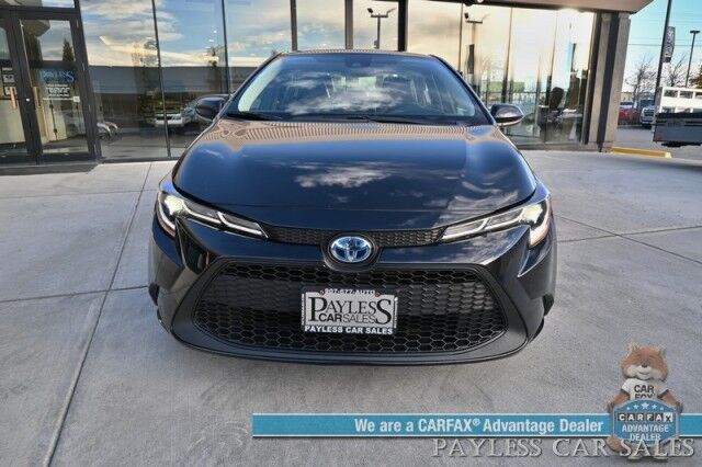 2022 Toyota Corolla Hybrid LE / Premium Interior Pkg / Power & Heated Leather Seats / Lane Departure & Blind Spot Alert / Apple CarPlay & Android / Adaptive Cruise / Keyless Entry & Start / Studless Winter Tires / 53 MPG