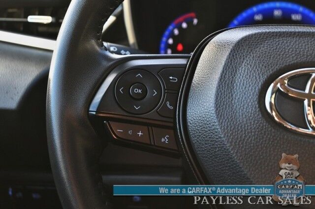2022 Toyota Corolla Hybrid LE / Premium Interior Pkg / Power & Heated Leather Seats / Lane Departure & Blind Spot Alert / Apple CarPlay & Android / Adaptive Cruise / Keyless Entry & Start / Studless Winter Tires / 53 MPG Anchorage AK