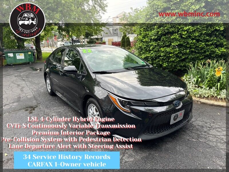 2022 Toyota Corolla Hybrid LE w/ Premium Interior Package