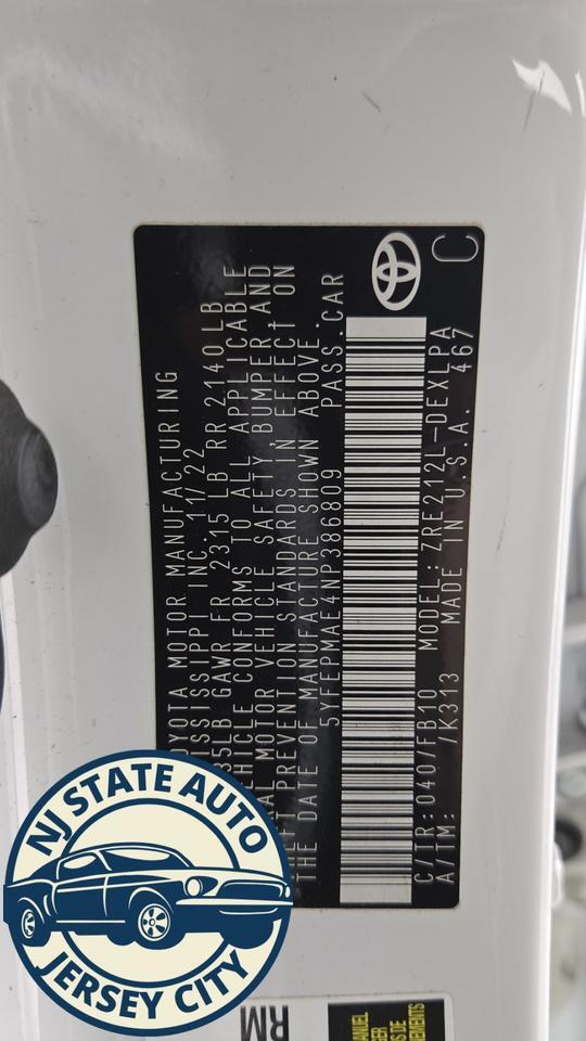 2022 Toyota Corolla LE Jersey City NJ