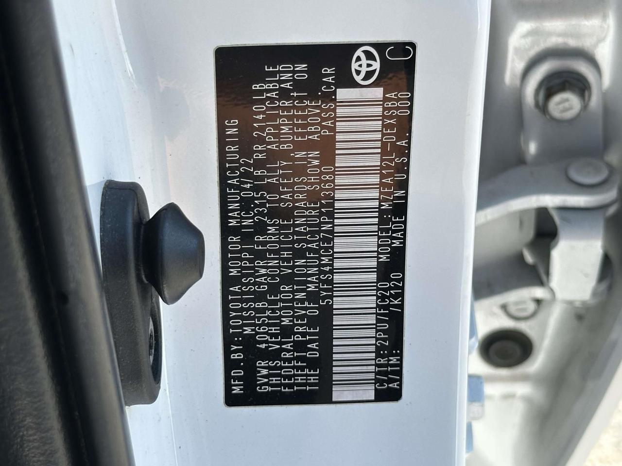 2022 Toyota Corolla SE Alexandria VA