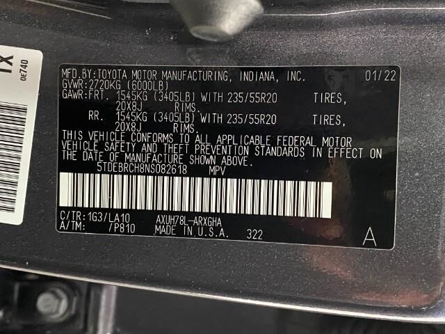 2022 Toyota Highlander Hybrid Platinum Appleton WI