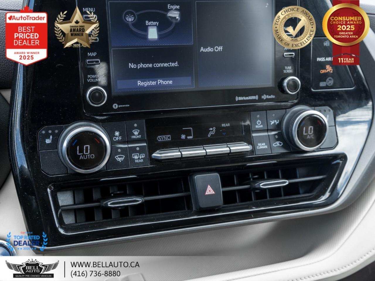 2022 Toyota Highlander Hybrid XLE | 8-PASS | AWD | LEATHER | CARPLAY | SUNROOF | TOYOTASFTYSENSE | ONSTAR | PWR & HTD SEATS Toronto ON